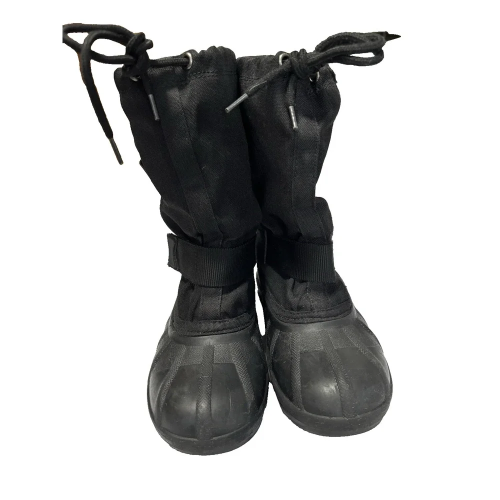 Arctic Cat Kids 2 Insulated Snowmobile Winter Outdoor Boots Black Waterproof‎